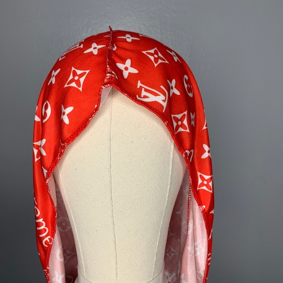 Accessories | Louis Vuitton X Supreme Silk Du Rag | Poshmark